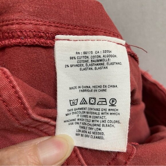 Anthropologie Hei Hei cargo slim mid rise pants Sz 29 - Picture 8 of 11